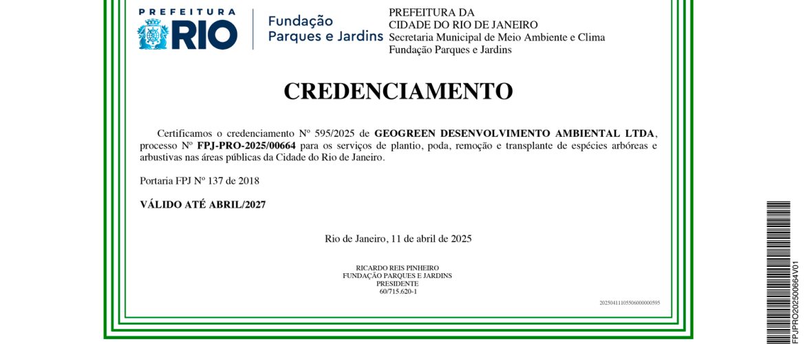 Parques e Jardins Abril 2027